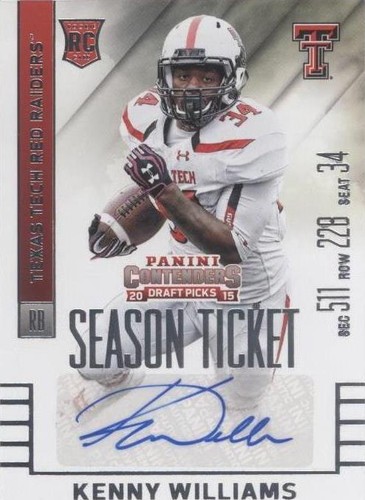 2015 Panini Contenders Draft Picks Kenny Williams #265