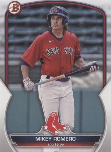 2023 Bowman Prospects Mikey Romero Fuschia Parralel /299