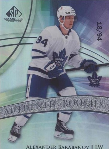 2020-21 Upper Deck SP Game Used - Alexander Barabanov #147