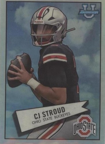 2022 Bowman University Chrome C. J. Stroud #52BF-2