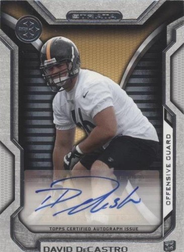 2012 Topps Strata David DeCastro #RA-DD