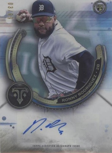 2019 Topps Triple Threads - Ronny Rodriguez #RAU-RR