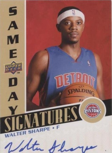 2008-09 Upper Deck - Walter Sharpe #RPS-WS