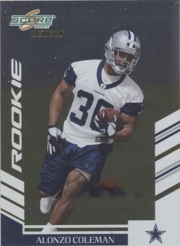 2007 Score Select Alonzo Coleman #321