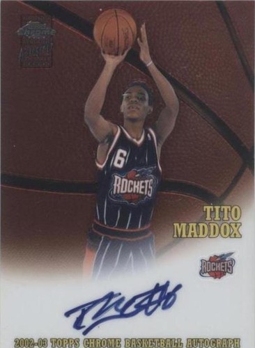 2002-03 Topps Chrome - Tito Maddox #TCA-TMA