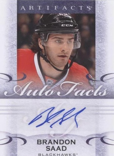 2014-15 Upper Deck Artifacts - Brandon Saad #A-SA