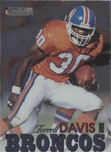 1996 Pro Line II Memorabilia Terrell Davis #20