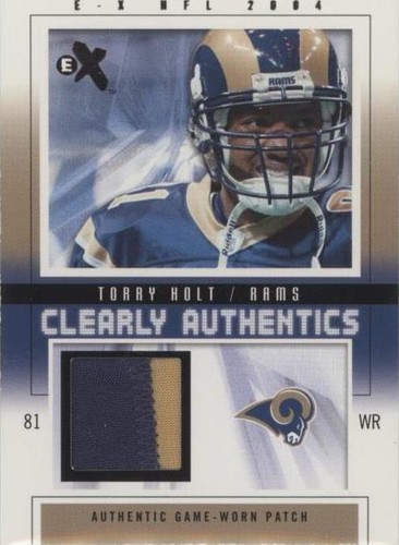 2004 Fleer E-X Torry Holt #CA-TH