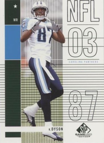 2003 SP Game Used Edition Kevin Dyson #78