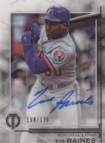 2019 Topps Tribute - Tim Raines #TA-TR