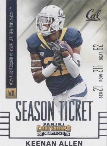 2015 Panini Contenders Draft Picks Keenan Allen #61