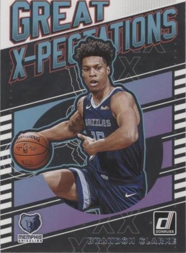 Panini Brandon Clarke RC Gold auto/10 鑑定 2019 Panini Contenders DP #71 - Brandon Clarke RC AUTO