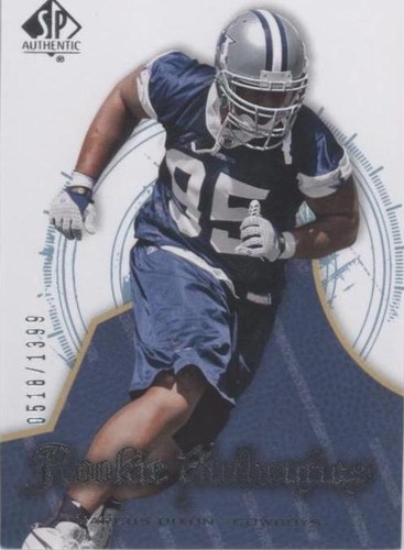 2008 SP Authentic Marcus Dixon #119
