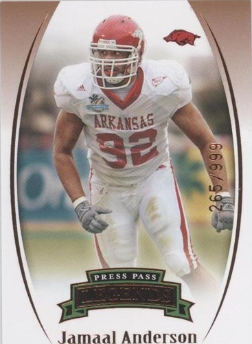 2007 Press Pass Legends Jamaal Anderson #B-4