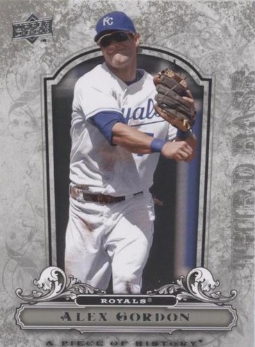 2008 Upper Deck A Piece of History - Alex Gordon #44
