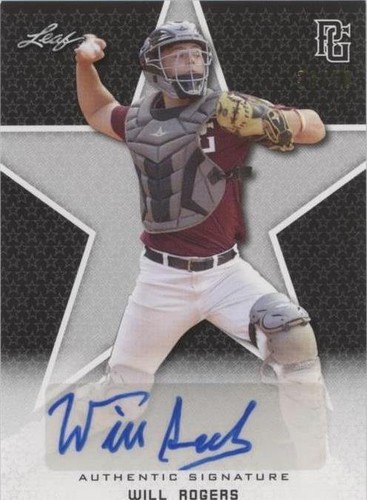 2020 Leaf Perfect Game National Showcase - Will Rogers #BA-WR1