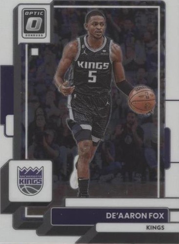 2017 PANINI DONRUSS OPTIC THE ROOKIES #5 DE'AARON FOX ROOKIE RC 19