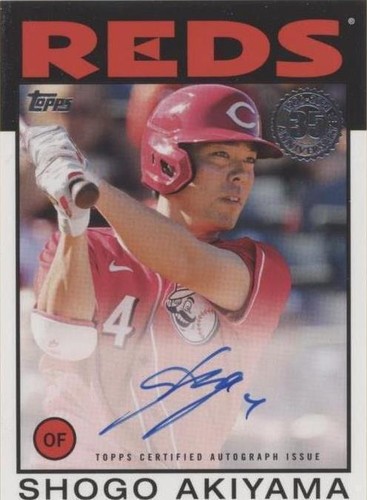 2021 Topps - Shogo Akiyama #86A-SA