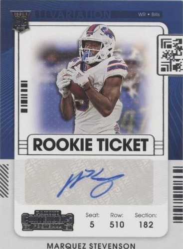 2021 Panini Contenders Marquez Stevenson #238