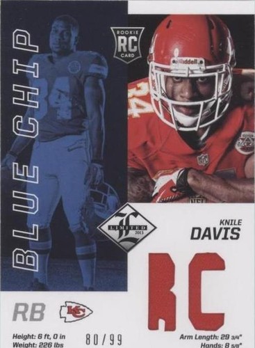 2013 Panini Limited Knile Davis #19