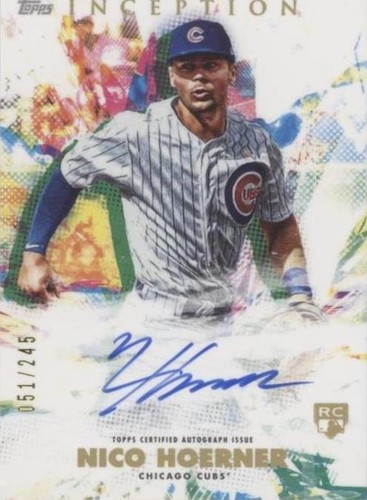 2020 Topps Inception - Nico Hoerner #RESA-NH