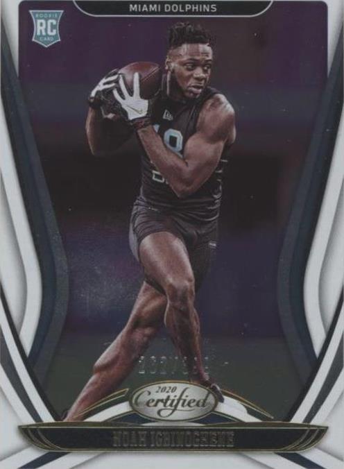 2020 Panini Certified Noah Igbinoghene #155