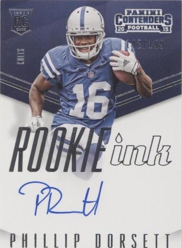 2015 Panini Contenders Phillip Dorsett #INK-PD