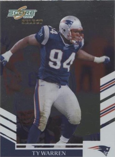 2007 Score Select Ty Warren #162
