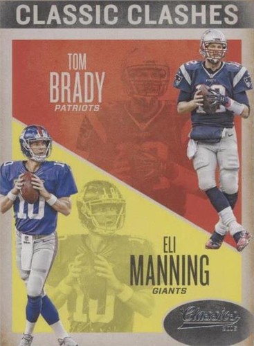 2016 Panini Classics Eli Manning Tom Brady #18