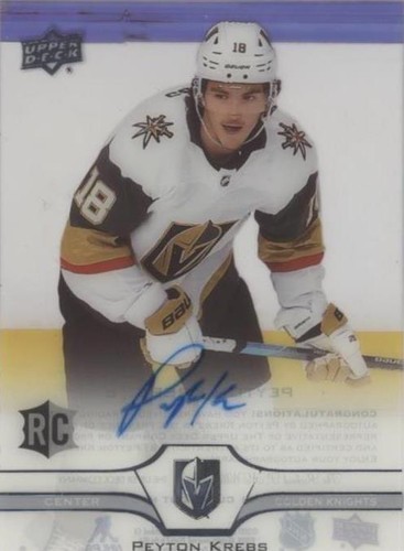 2020-21 Upper Deck Clear Cut - Peyton Krebs #CC-KR