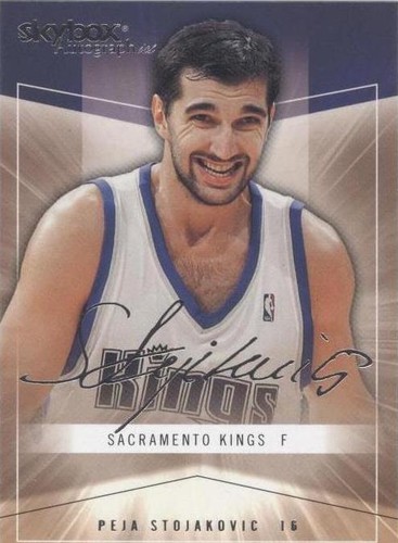 2004-05 Skybox Autographics - Peja Stojakovic #4