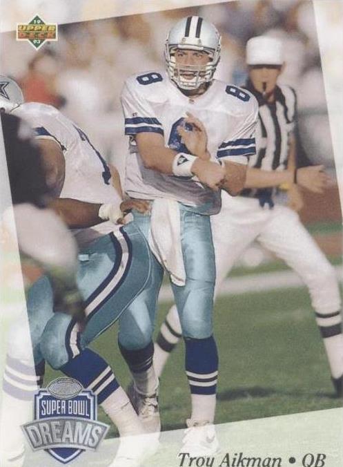 Upper Deck NFL Experience Troy Aikman #34 1993