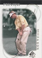2001 SP Authentic Preview - Brad Faxon #16
