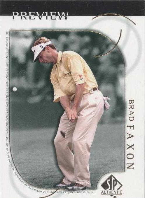 2001 SP Authentic Preview - Brad Faxon #16