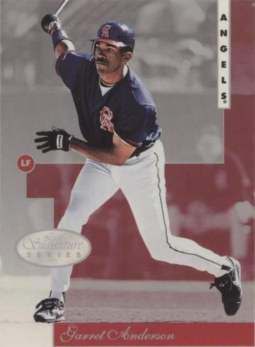 1996 Leaf Signature Series - Garret Anderson #125