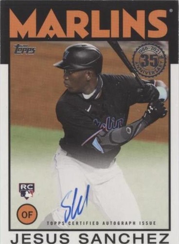 2021 Topps Update Series - Jesus Sanchez #86B-JS