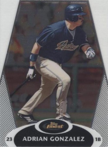 2008 Topps Finest - Adrian Gonzalez #39