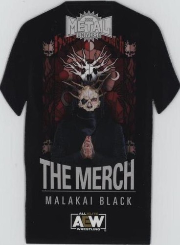 2022 Skybox Metal Universe AEW All Elite Wrestling - Malakai Black #TM-15