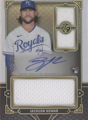 2022 Topps Triple Threads - Jackson Kowar #RFPAR-JKO