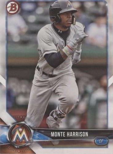 2018 Bowman Draft - Monte Harrison #BD-71