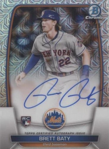 2023 Bowman - Brett Baty #BRA-BB