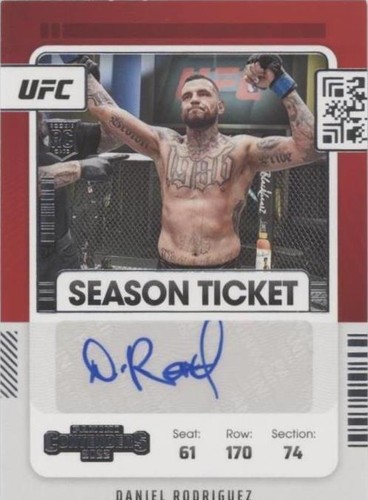 2022 Panini Chronicles UFC - Daniel Rodriguez #ST-DRG