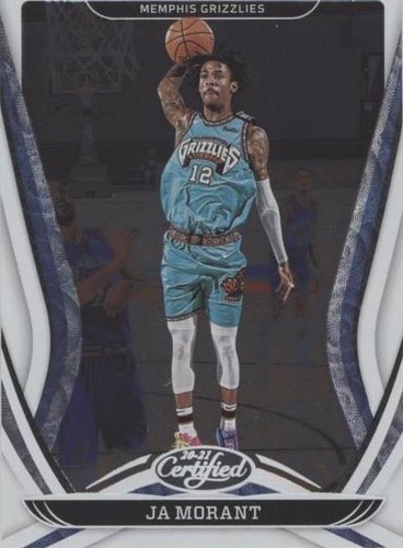 2024-25 Panini Totally Certified JA Morant Red Die-Cut Platinum
