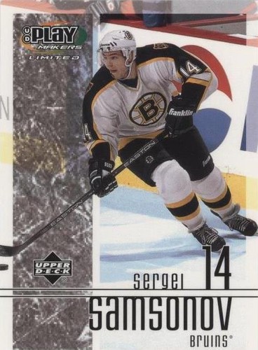 2001-02 Upper Deck Play Makers Limited - Sergei Samsonov #7