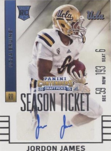 2015 Panini Contenders Draft Picks Jordon James #204