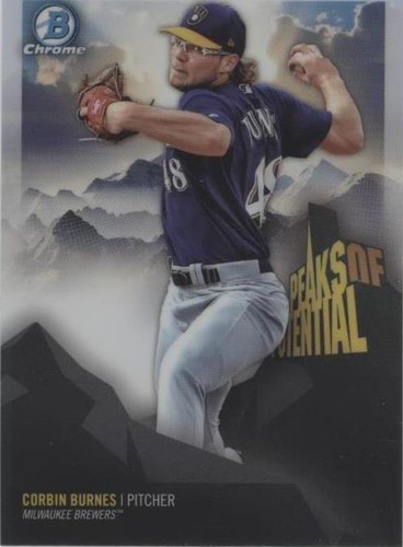2018 Bowman Chrome - Corbin Burnes #PP-CB