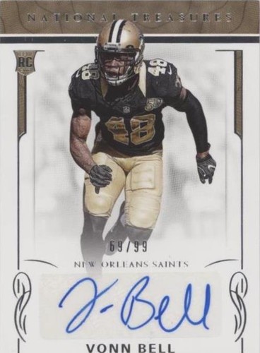 2016 Panini National Treasures Vonn Bell #182