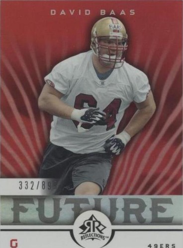 2005 Upper Deck Reflections David Baas #143