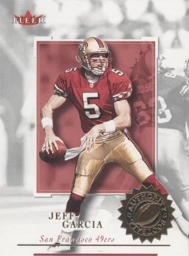2001 Fleer Authority Jeff Garcia #77