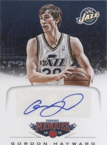 2012-13 Panini Marquee - Gordon Hayward #28